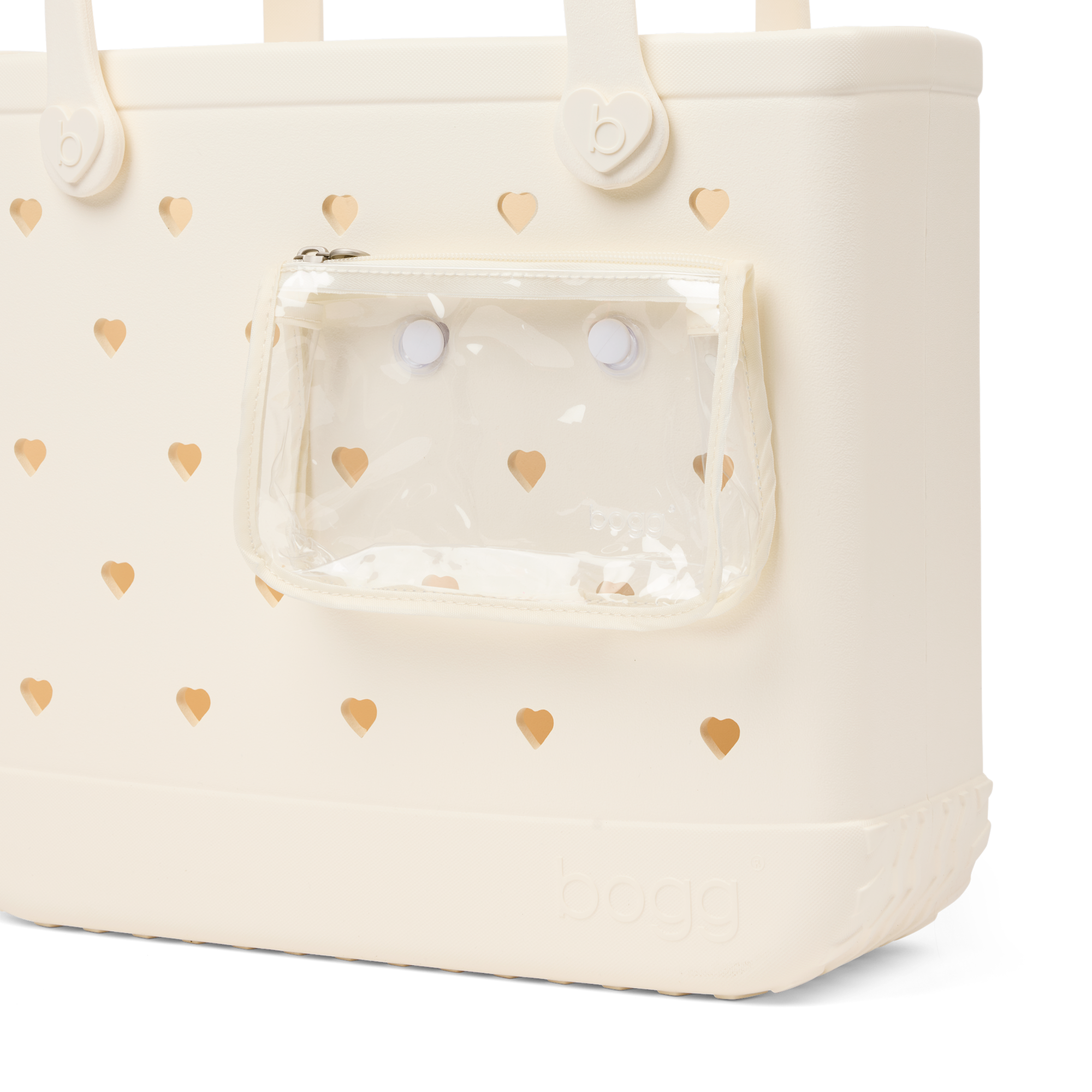 Baby Bag - Cut Out Heart Coconut