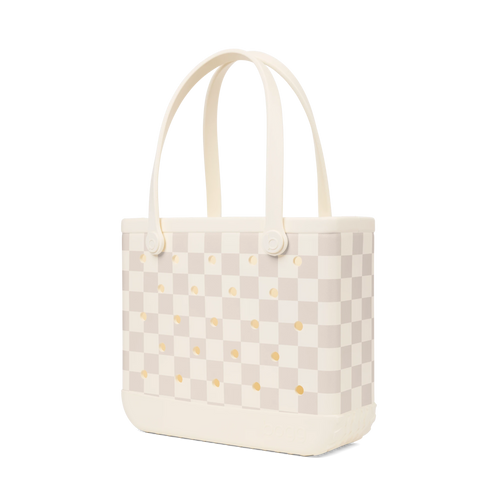 Baby Bag - Checkered Coconut/Mushroom