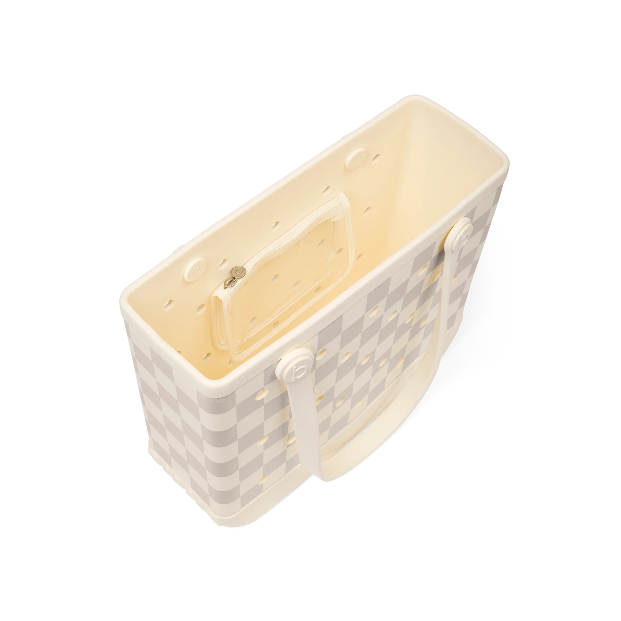 Baby Bag - Checkered Coconut/Mushroom