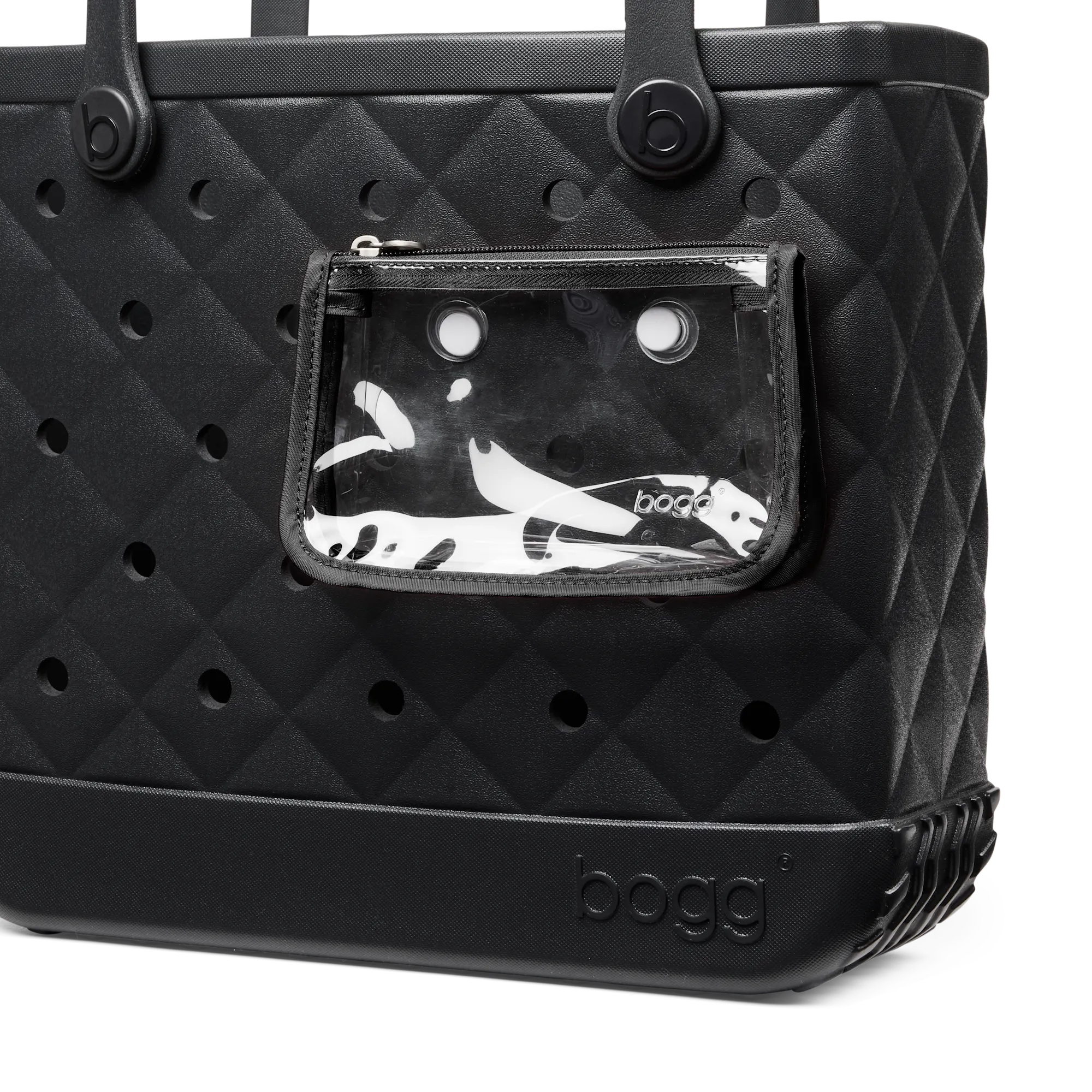 Baby Bag - Quilted LBD Black