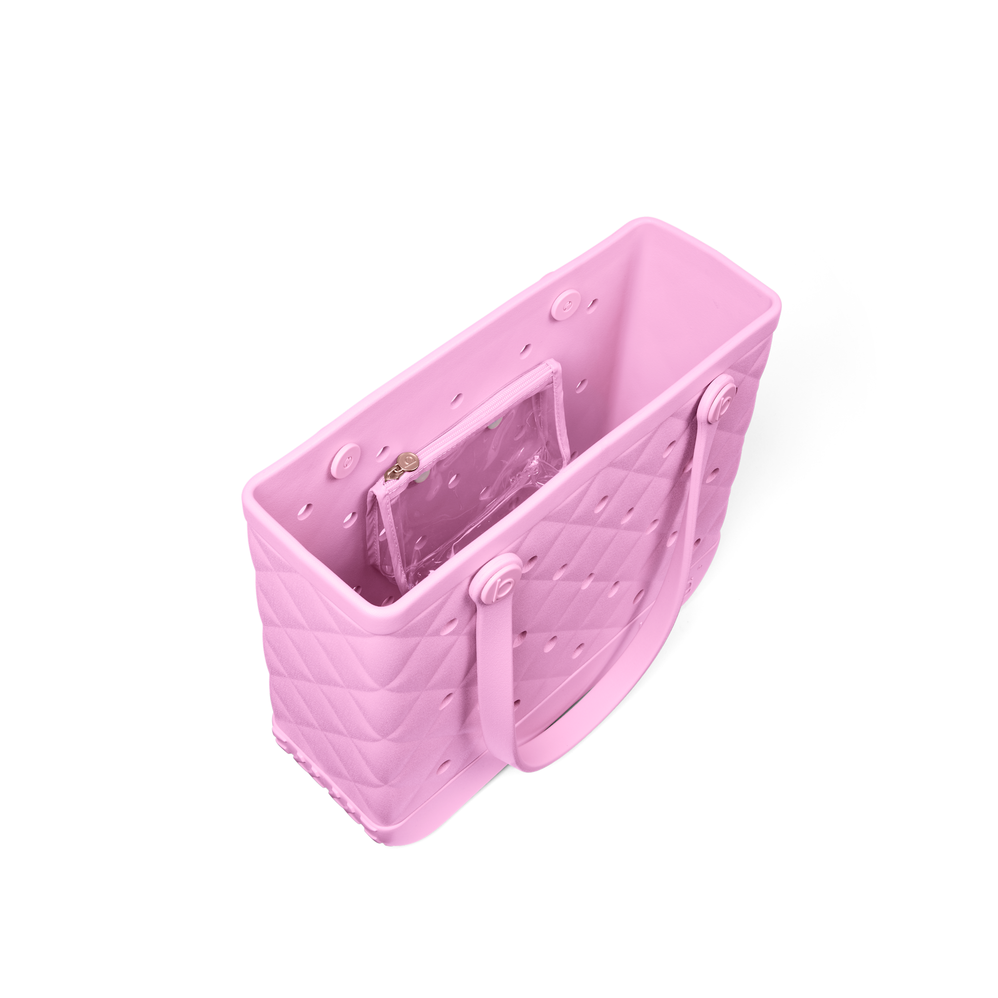 Baby Bag - Quilted Pink Taffy