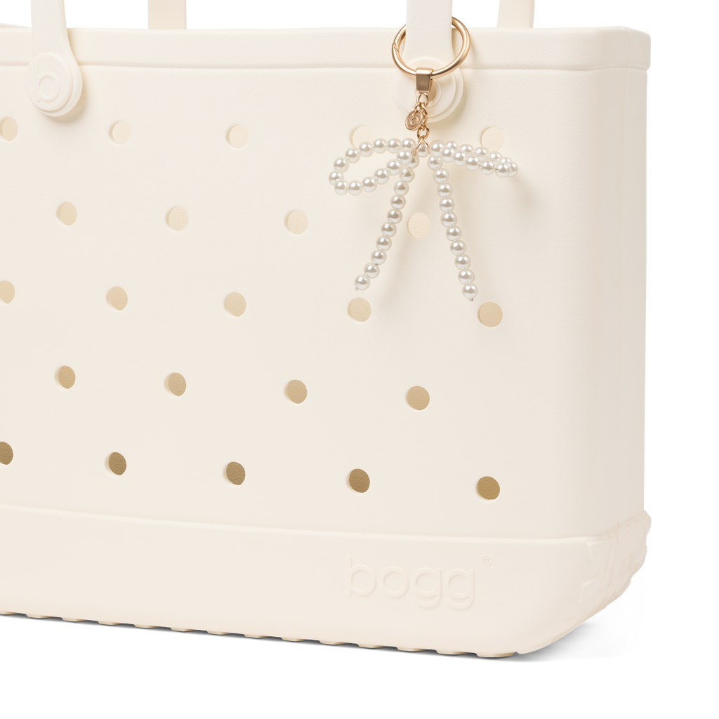 Charmed- White Pearl Bow