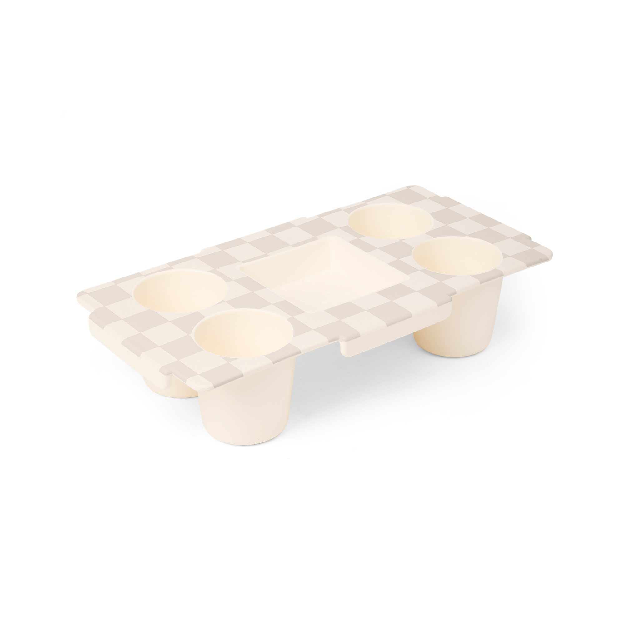 Top o' the to Ya - Checkered Coconut/Mushroom