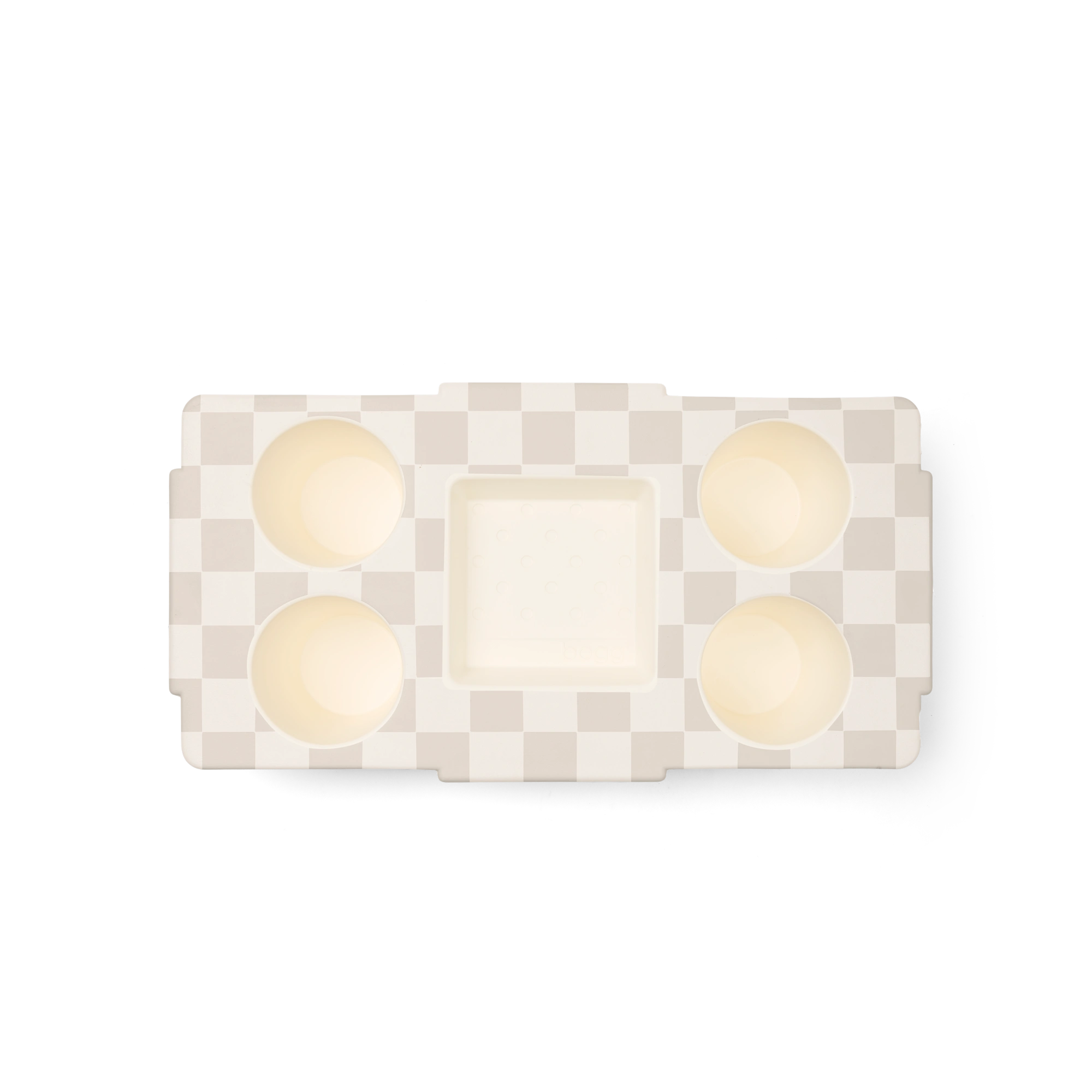 Top o' the to Ya - Checkered Coconut/Mushroom